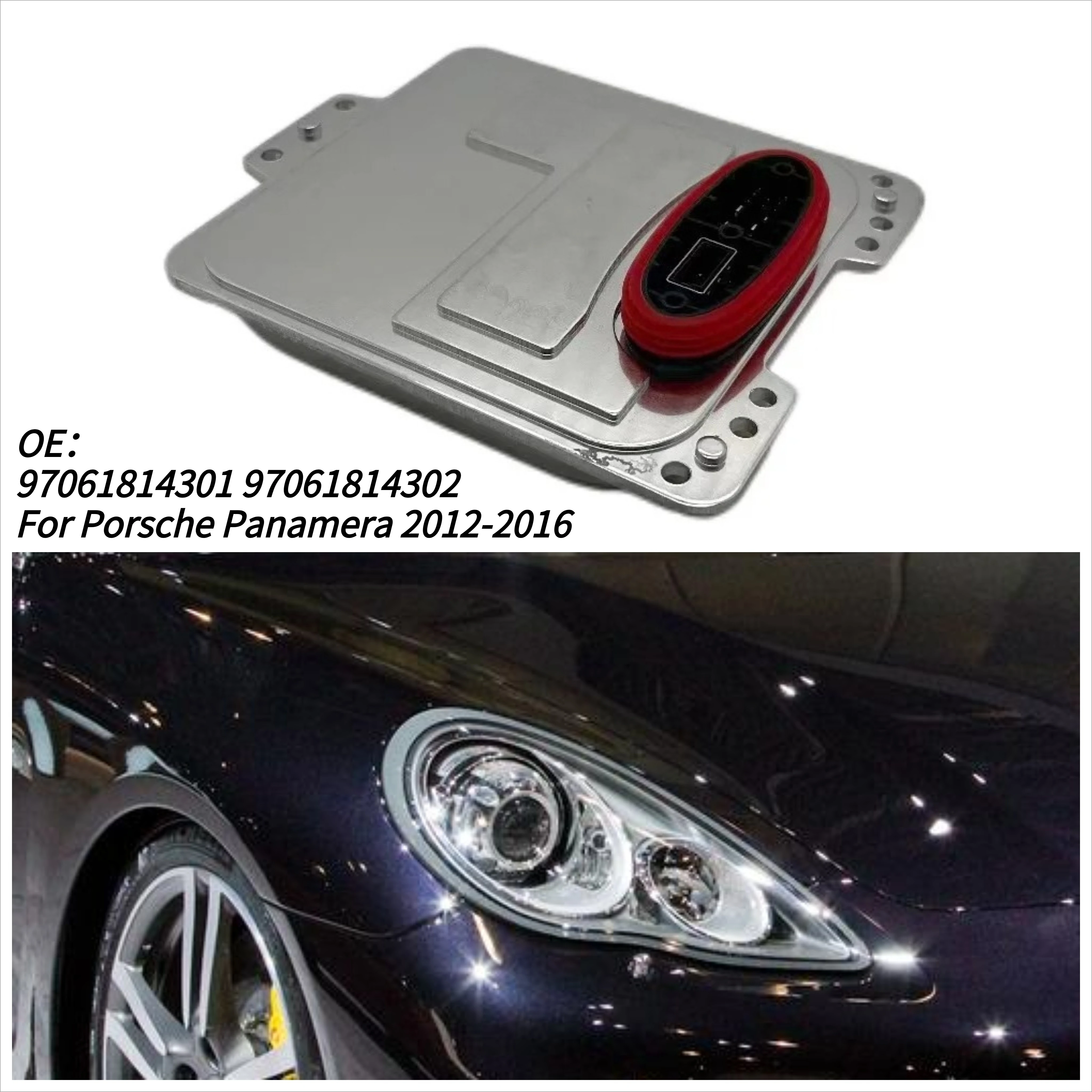 

97061814301 97061814302 For Porsche Panamera 2012-2016 D1S.D1R Headlight DRL Xenon Ballast Module 970.618.143.01 Car Accessories