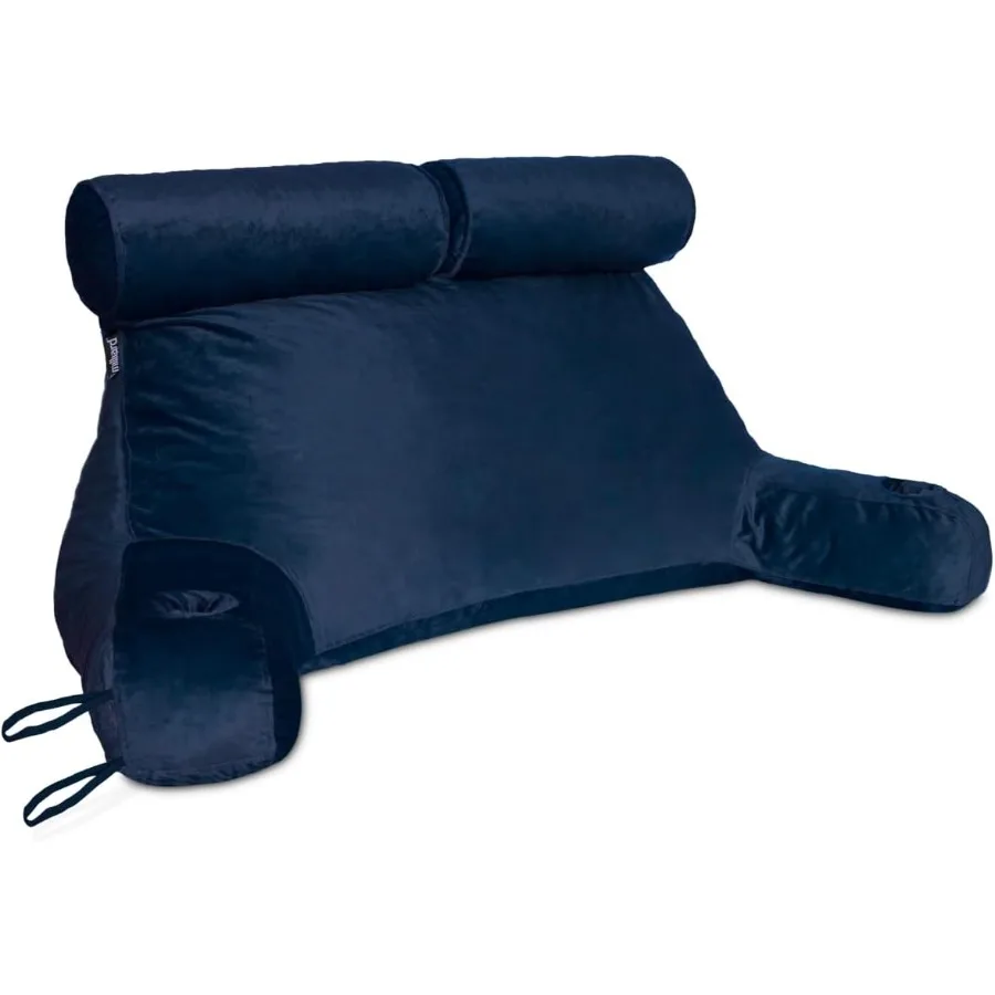 

Подушка для чтения Doule Reading Pillow с наполнителем из переработанной пены с эффектом памяти, отлично подходит как подставка для книг или для игр, со съемным велюровым чехлом - для двоих, для сидения сидя.