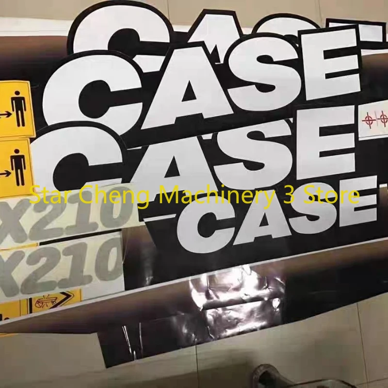 1 مجموعة من ملصقات مصورة عالية الجودة للحفارة لحفارة الحفارة 210B/240B/260B/300B/360B/380B جسم السيارة بالكامل