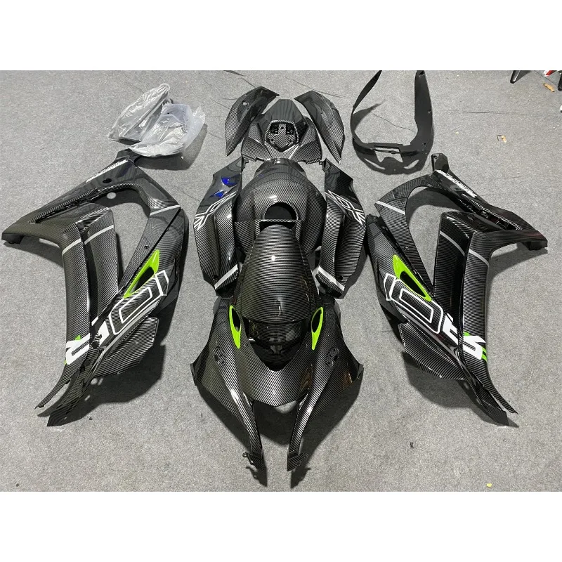 

Обтекатель всего тела мотоцикла подходит для Kawasaki ZX-10R 16-19 лет 10R 2016 2017 2018 2019, обтекатель, зеленая краска из углеродного волокна