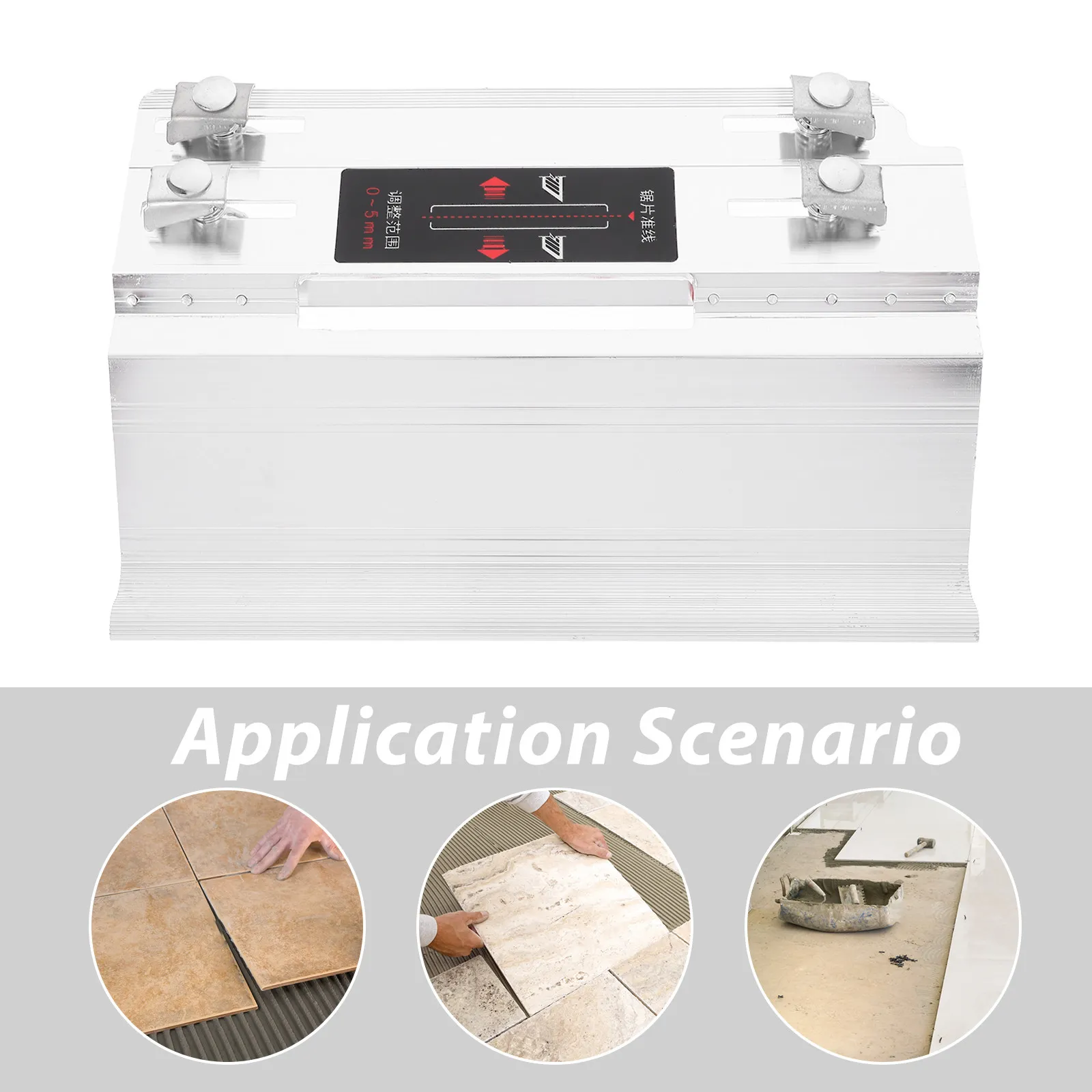 Heavy Duty Tile Chamfering Frame Made of Aluminum Alloy Enables Fast Accurate 45 Degree Edge Chamfering for Tiles Stone