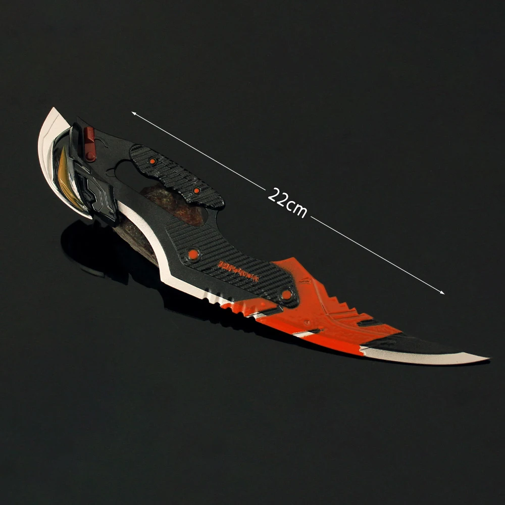 22Cm Arena Breakout Game Belia Twilight Melee Wapens Perifere Katana Metalen Model Collectie Ornamenten Ambachten Gift Speelgoed Voor jongen