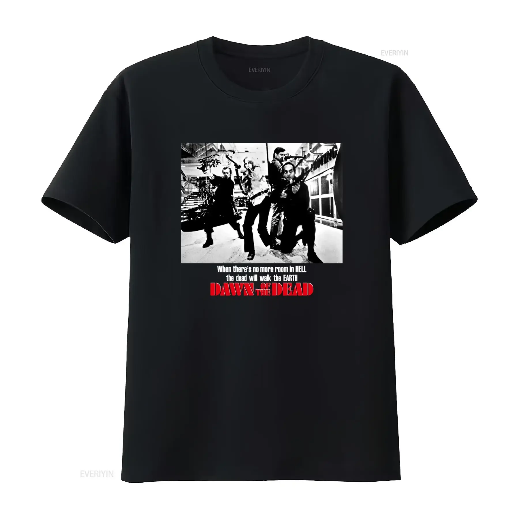 Dawn Of The Dead T Shirt Horror 80s Cult Classic Night Living Return Deadalive Day Evil vintage Washed streetwear