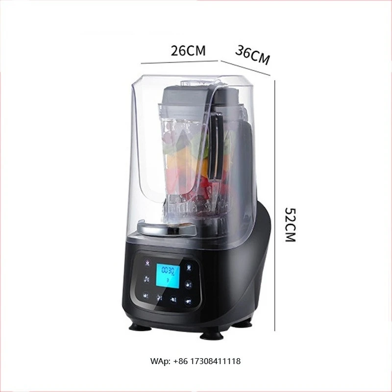 

Высокоскоростной профессиональный электрический блендер для смузи с частотой вращения 45000 об/мин, большой емкости, для коммерческого использования