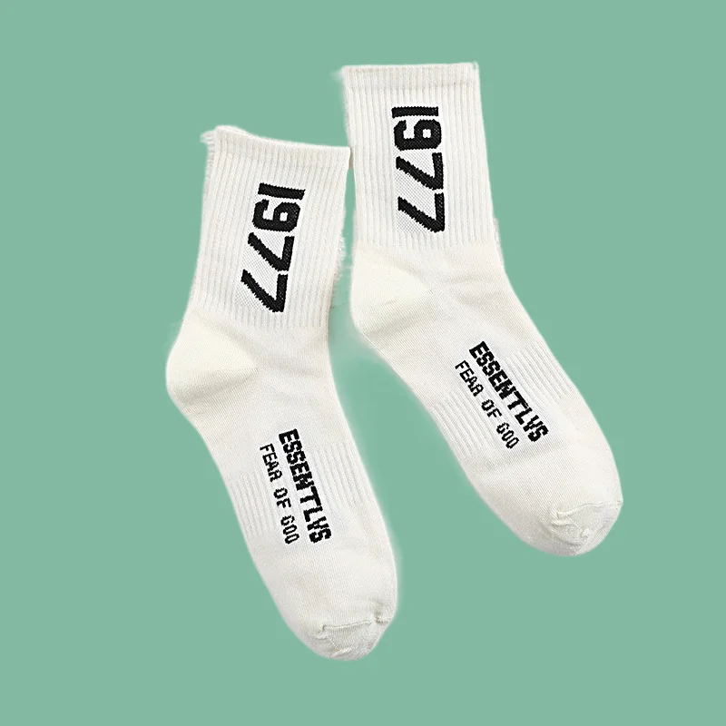 

5/10 Pairs Letter Embroidery Fashion Casual Socks Casual Trend Soft Sweat-absorbent Casual Mid-tube Socks Fashion Sports Socks