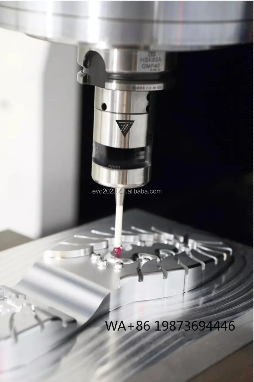 ERP40 Wireless 3D CNC Touch Probe Lathe Measuring Tool Setting Accessory