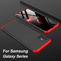 Shockproof Armor Plastic Case For Samsung Galaxy A51 A13 A32 A50 A50s A30s A53 A72 A80 4G 5G 3 in 1 Matte Hard Protective Cover