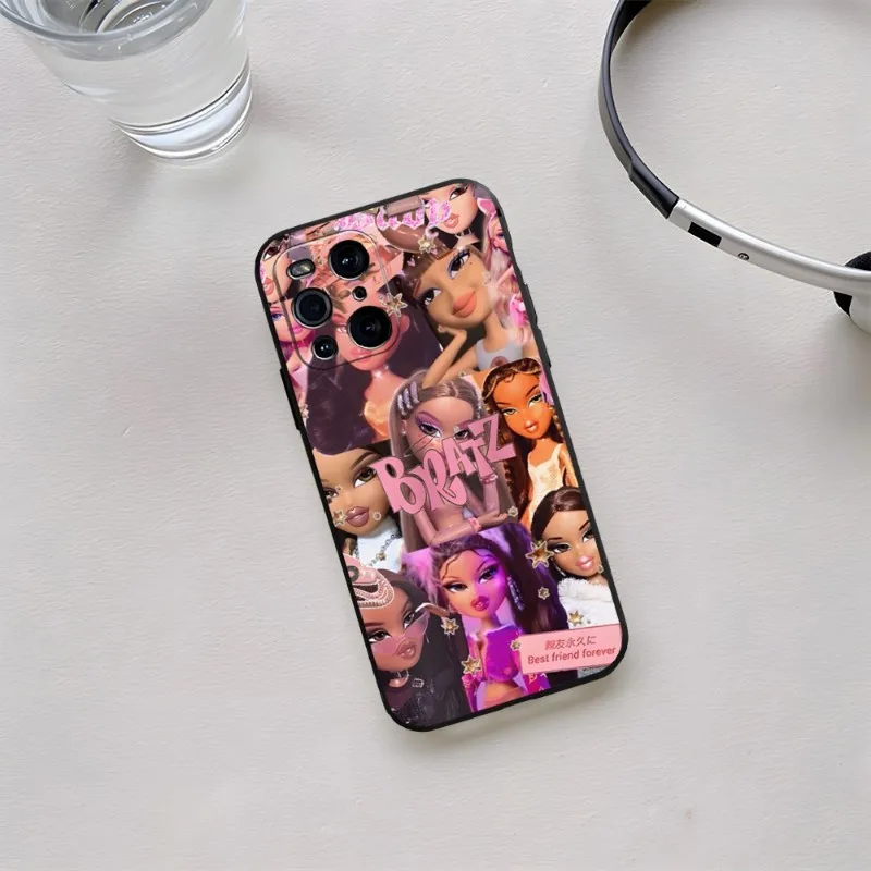 Lovely Doll B-BratzS Phone Case For OPPO Find X3 Neo Reno 8 6 Pro 7 X5 A57 A54 A55 A74 One Pro Plus 8 11 6 9 7 Cover