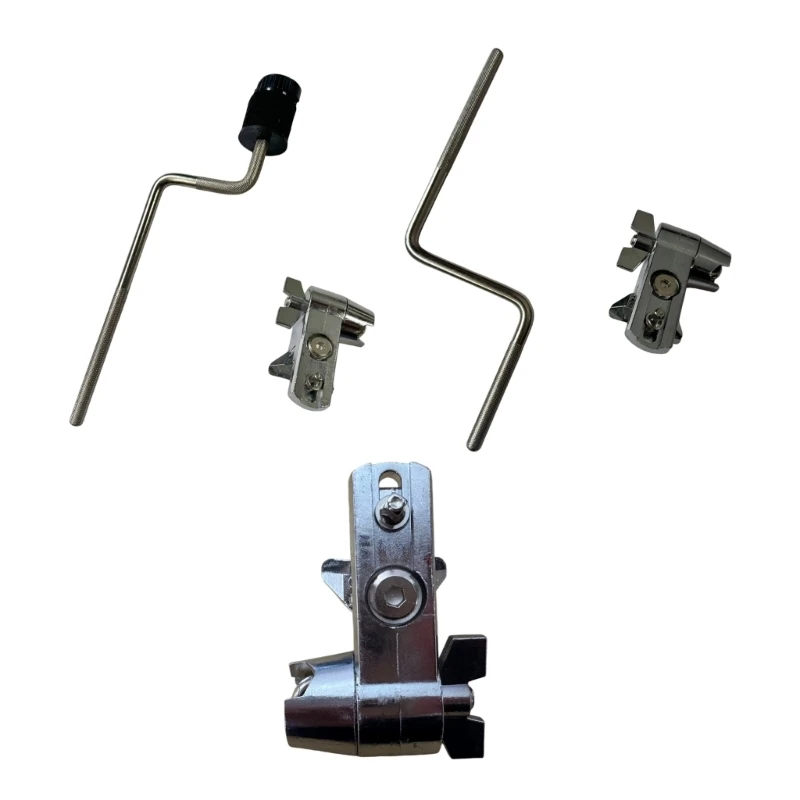 Metal Percussion Mount Clamp for Drum Practice Prep, Hardware Support and Stable Position Alignment for Room Use 55KD