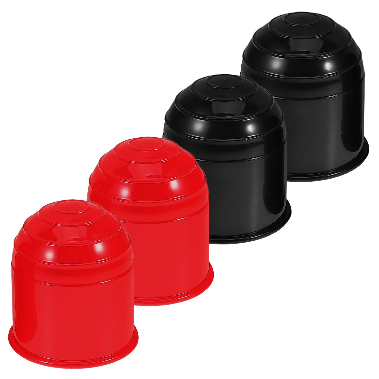 

4pcs Trailer Hitch Ball Cap Plastic Tow Ball Cover For Car Truck Durable Universal Fit Towing Accessories Hitch Protector