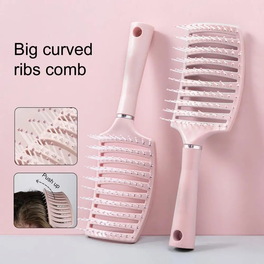 Hollow Out Hair Brush Scalp Massage Combs Hair Styling Detangler Fast Blow Drying Detangling Tool Wet Dry Curly Hair Rib Comb