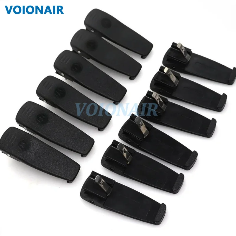VOIONAIR 12pcs Belt Clip for Motorola EP450 DP1400 CP040 CP200 CP140 CP180 MP300 A8 BPR40 PR400 DEP450 Xir P3688 GP300 RLN5644A