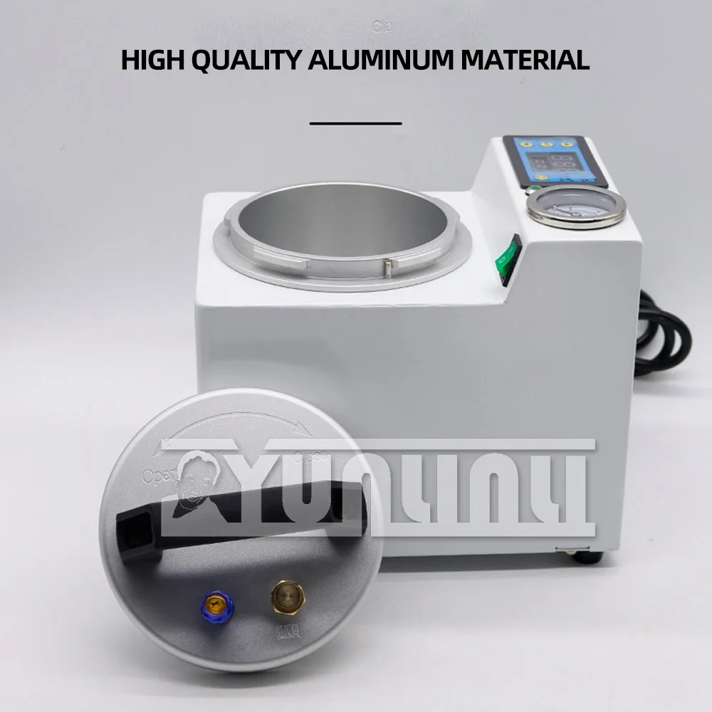 220 فولت 110 فولت مختبر الأسنان التلقائي الضغط البوليمر علاج وعاء الضغط البوليمرائزين الامتزاز سيليكون المطاط إصلاح 2025 جديد