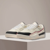 Nike Air Jordan 1 Flight Court Series Light Brown & Black Colorway Low-Top Durable Basketball Shoes Unisex Style IH7321131