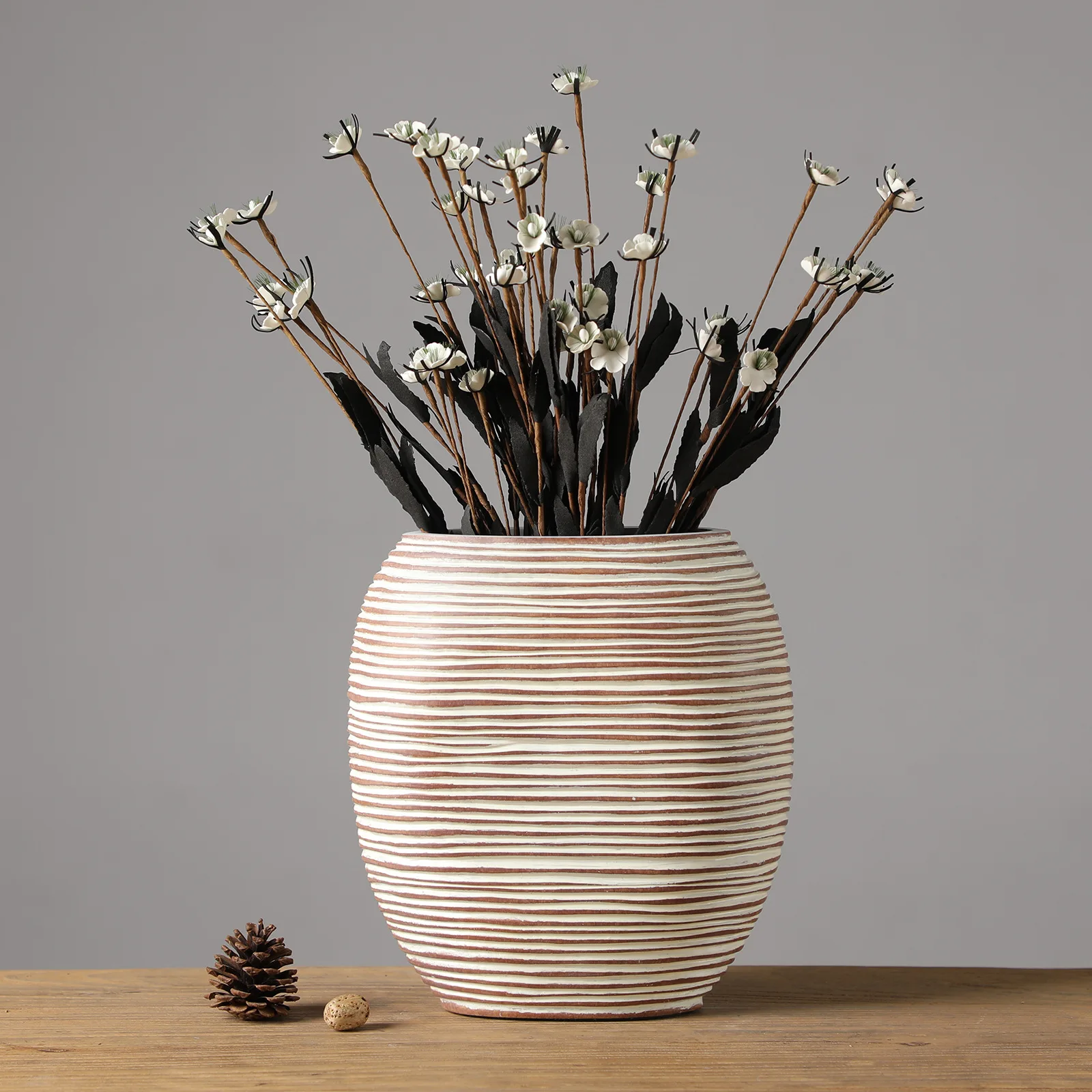 Nordic Resin Vase & Candle Holder Set 3