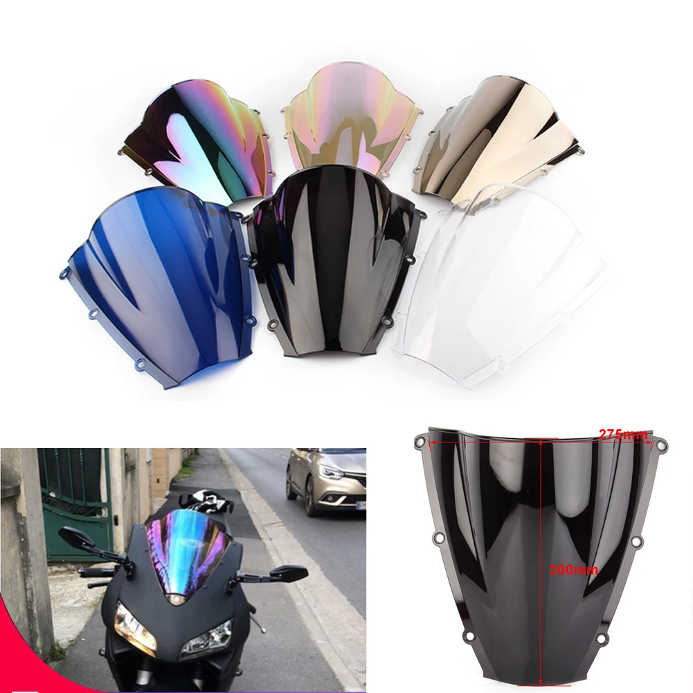 Motorcycle screen Double Bubble Windshield Deflector Protector WindScreen For Honda CBR600RR CBR 600RR CBR 600 RR F5 2003 2004