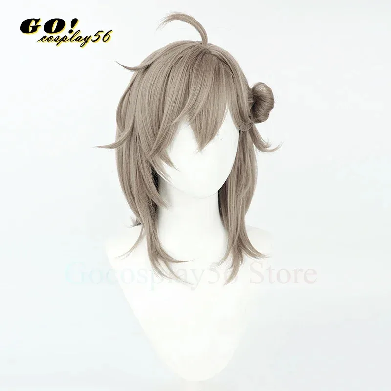 zz04zz12VTuber Kanae شعر مستعار تأثيري كاناكانا knkn كعكة NIJISANJI 2022 جديد 45 سنتيمتر طويل مقاومة للحرارة الاصطناعية الشعر دور اللعب أغطية الرأس