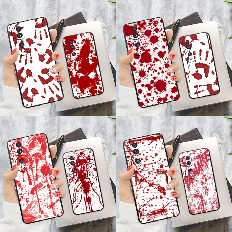 HALLOWEEN BLOODY SPLATTER Case For Honor 200 Pro X9c X9a X8a X7a X6a X7 X8 X9 X8b X9b Magic 5 6 50 70 90 Lite Cover