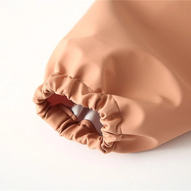 J15U مريلة أطفال مقاومة للماء مع جيب للطعام، مريلة طويلة الأكمام للأطفال الرضع من قماش التجشؤ #3