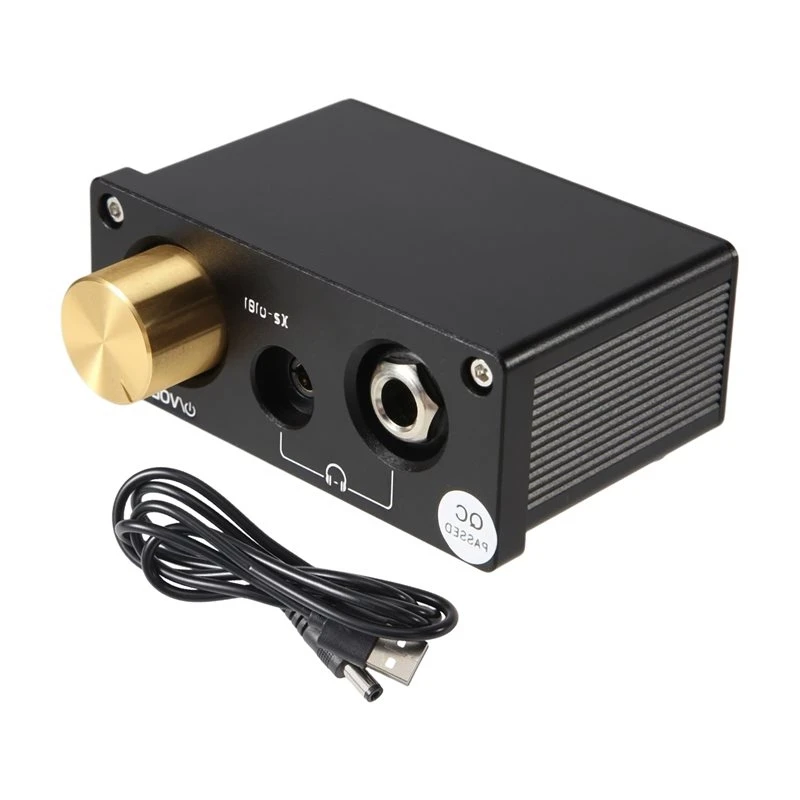 【VALUE MONEY】XZ-U101 DC 5-12V Headphone Amplifier Linear Stereo For RCA Amp For 3.5Mm/6.35Mm Headphones, For Home Audio System