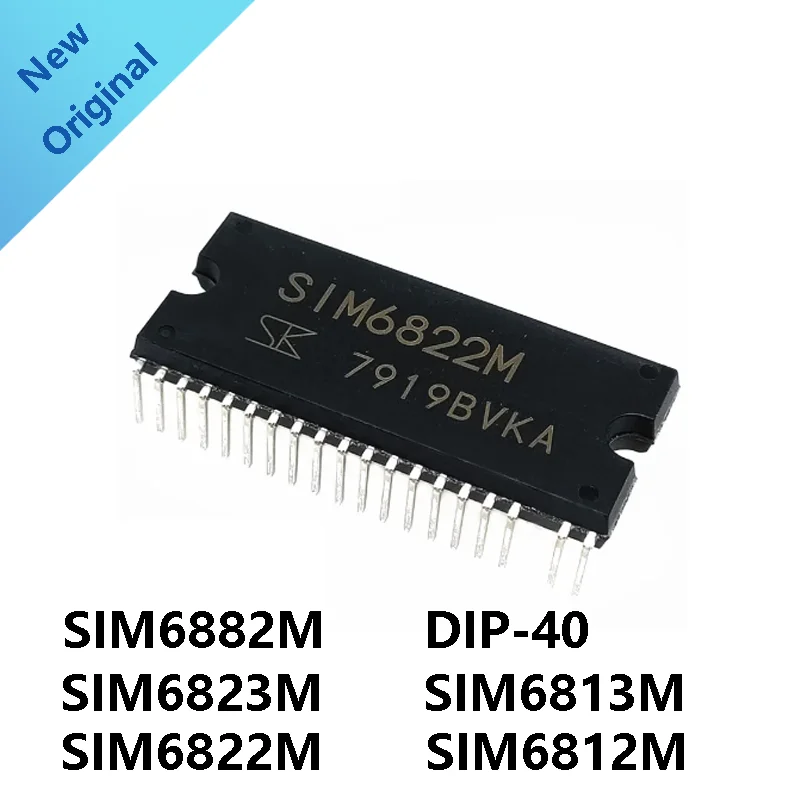 1PCS/LOT SIM6822 SIM6812M SIM6813M SIM6822M SIM6823M SIM6882M DIP-40 High Voltage DC Brushless Motor Driver New In Stock