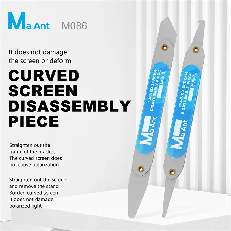 MaAnt M086 Multifunctional Disassembly Blade Set for Mobile Phone Tablet Laptop Strong Resilience Anti-slip Screen Removal Pryer
