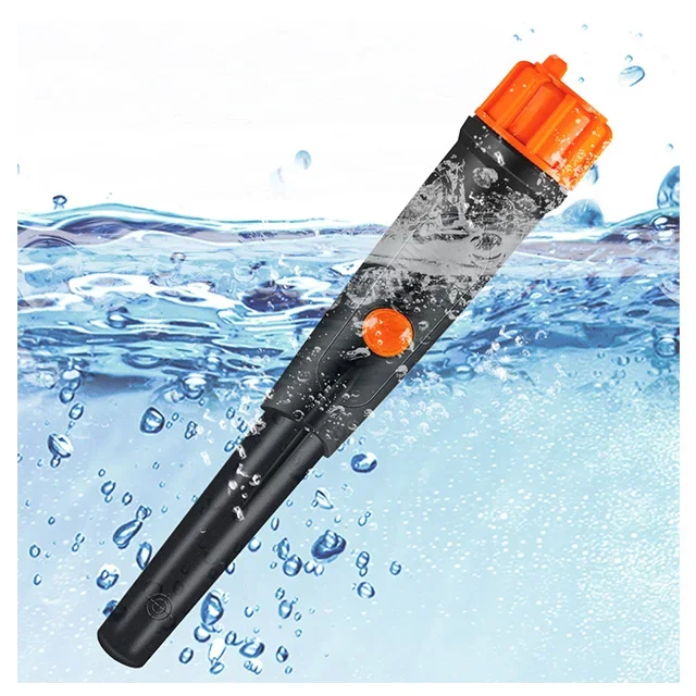 Metal Detector Pinpointer IP68 Waterproof Handheld Pin Pointer Wand with Belt Holster Treasure Hunting Tool Accessories, Buzzer