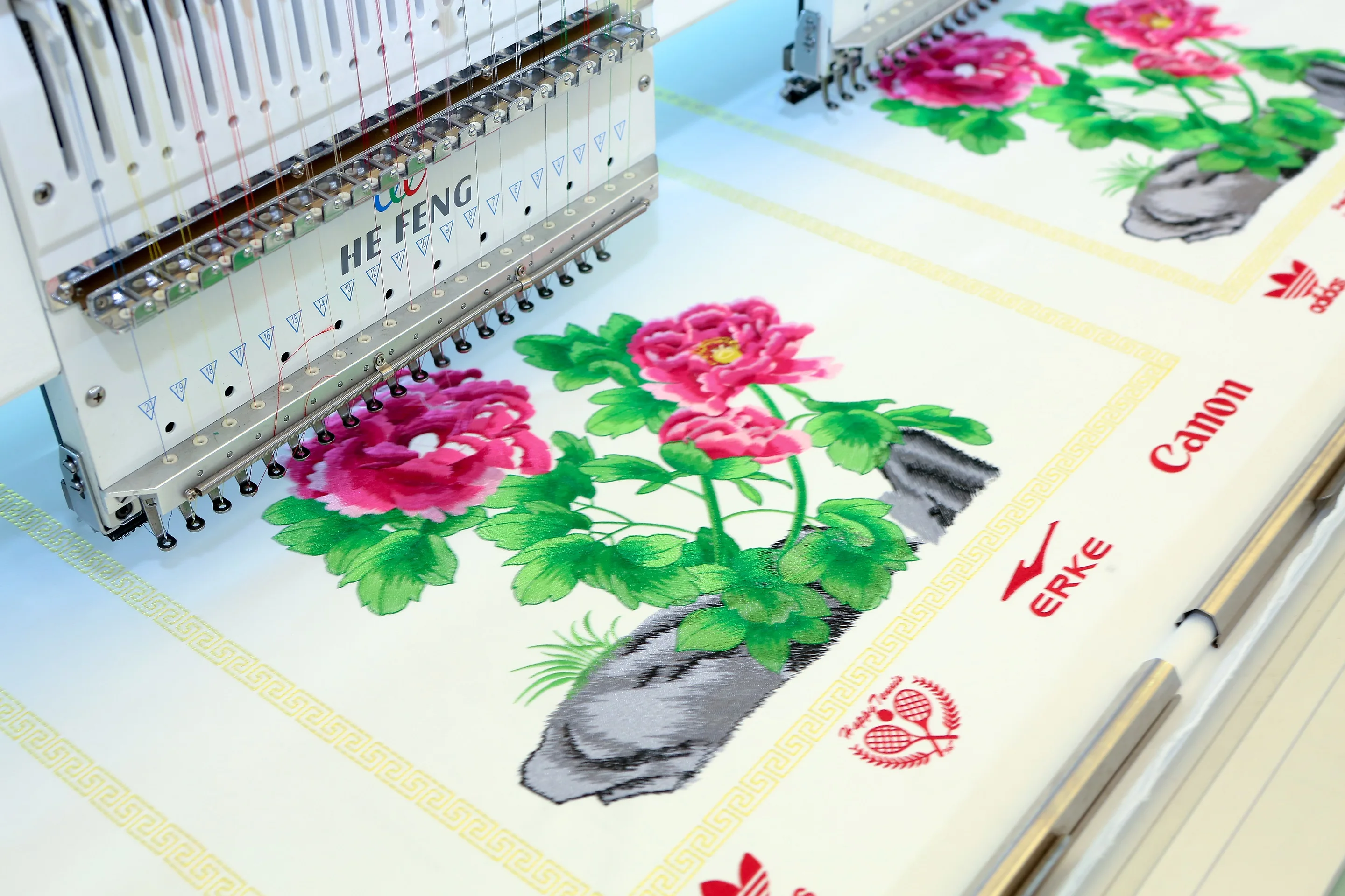 Automatic New 24 Heads 20 Needles Computer Embroidery Machine Cost
