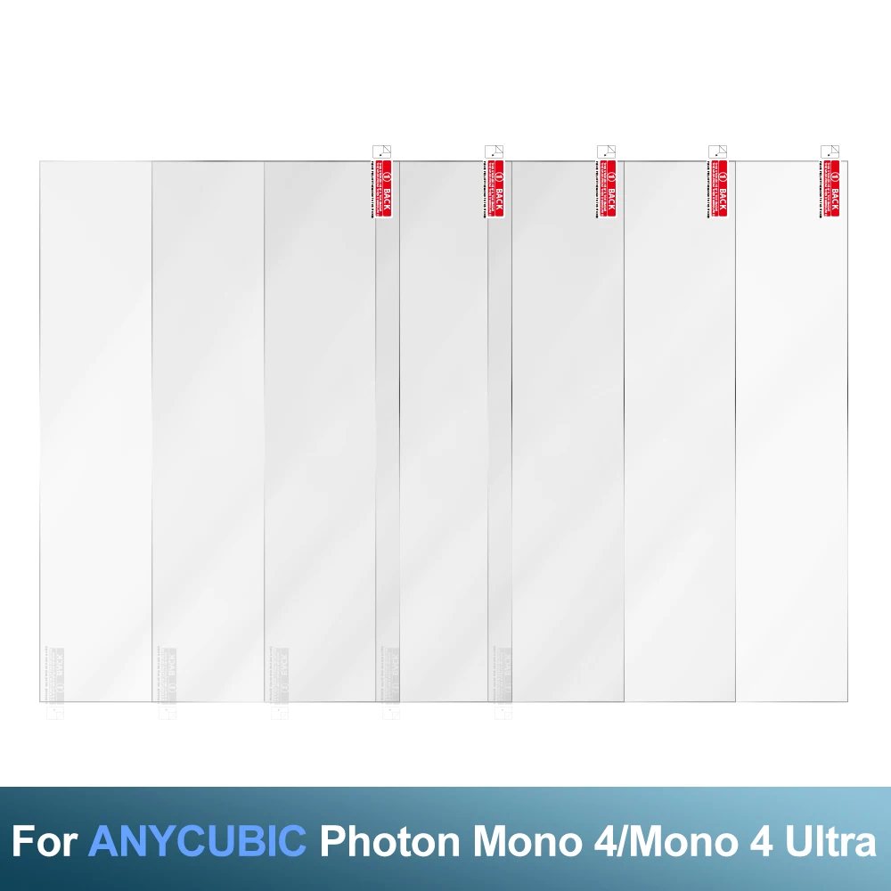 for Anycubic Photon Mono 4, Mono 4 Ultra LCD 3D Printer, 3D Printer Accessory 5pcs 7.1 Inch Screen Protector Film