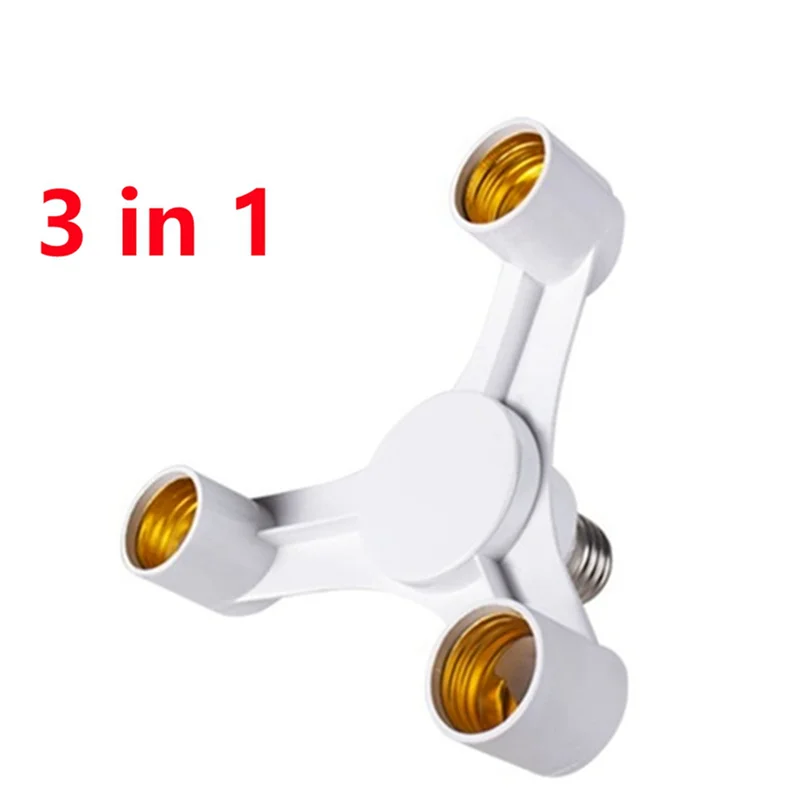 【Heißer Verkauf!】2X 3In1 E27 Auf E27 Erweiterte LED Lampe Lampen Sockel Splitter Adapter Halter Hohe Qualität Für Foto Studio Foto