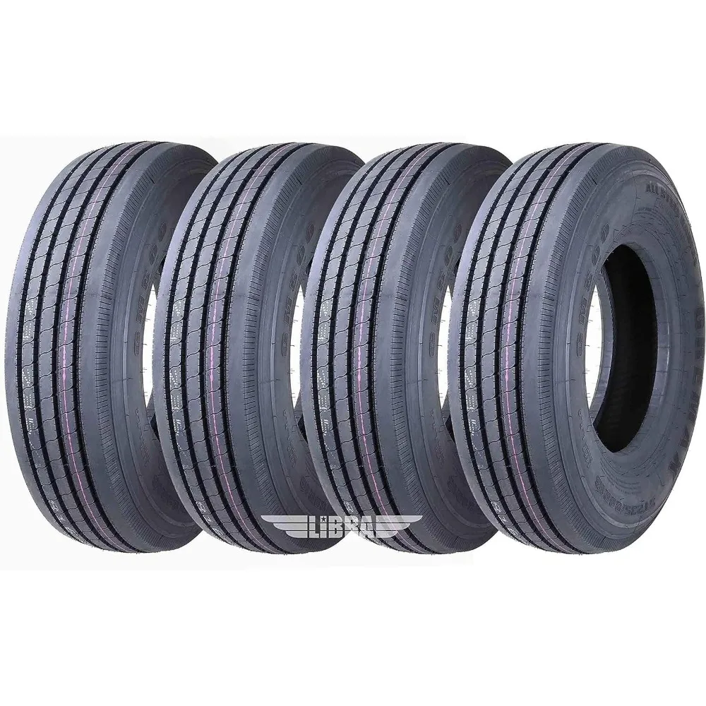 

4-Piece 225/75R15 14 Ply Trailer Tires - All Steel Load Range G for Heavy RV/Trailer