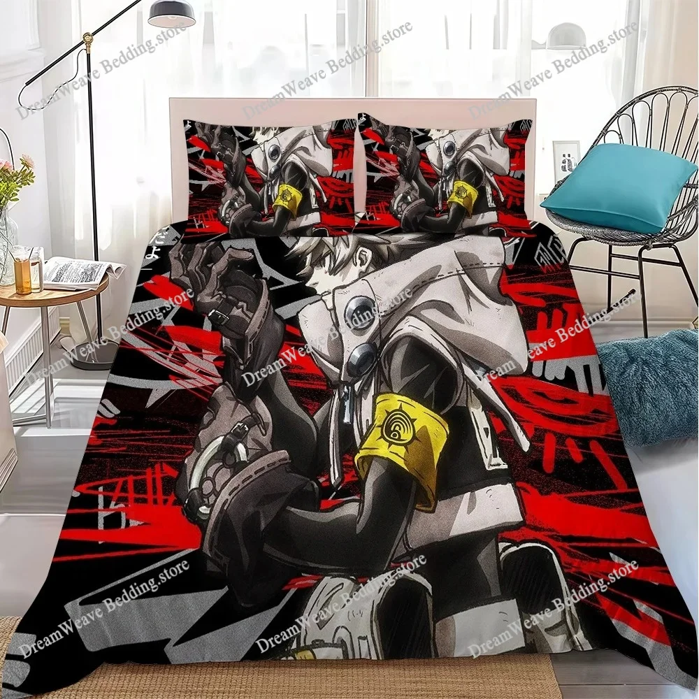 G-GACHIAKUTA Anime Duvet Cover Set Home Style Bedding Soft Laundry Cotton Bed Student Dormitory Gift