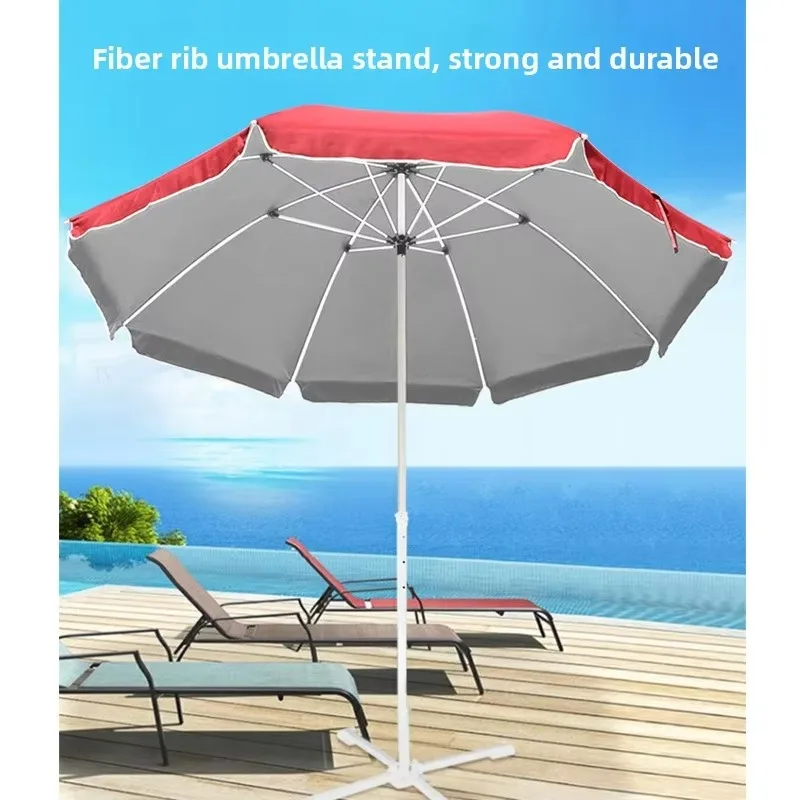 Custom printed outdoor large parasol stall sunscreen umbrella classic design with handmade local promotional advertisements