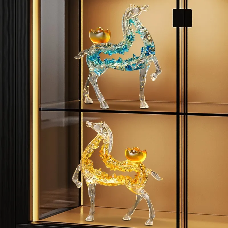 New Chinese Style Ornament for Home Furnishing Living Room Wine Cabinet TV Cabinet Study Office Desktop Decoration Crafts