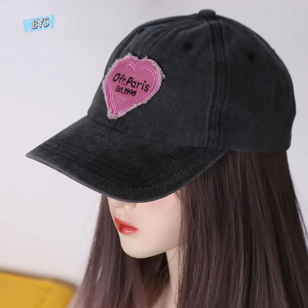 

Fashion Simple Casual Outdoor Sunshade Cap For Men Travel Pink Love Heart Snapback Hat Heart Baseball Cap Sun Cap Visors Cap