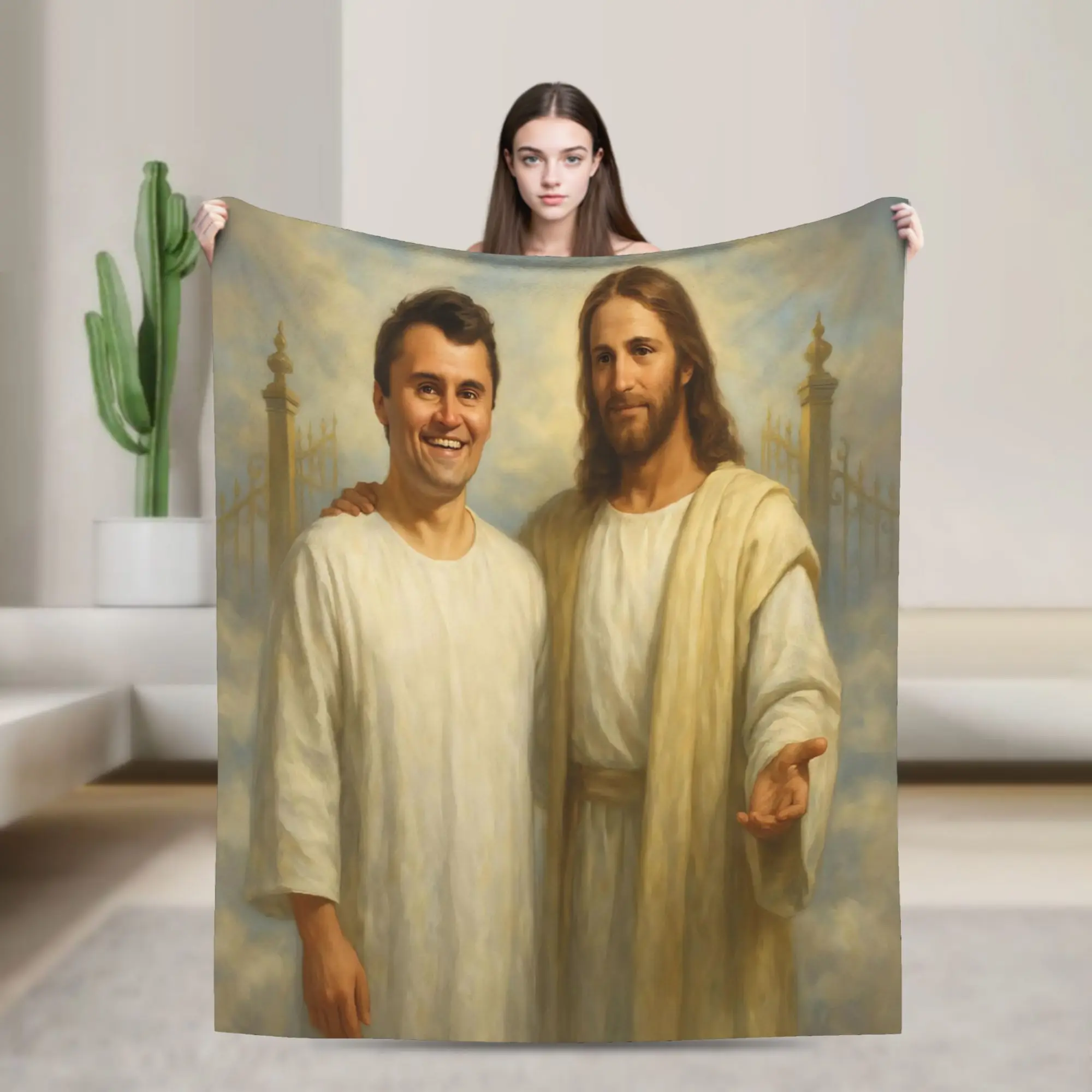 New Arrival Charlie Kirk  Blankets Soft Fleece  Cozy Throw Blanket Machine Washable