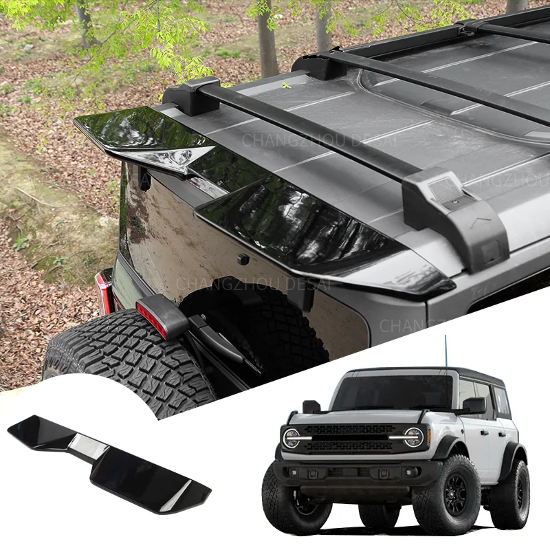 Three-dimensional Scanning Data Design And Mold Opening ABS Sport-style Rear Spoiler Empennage For Ford Bronco