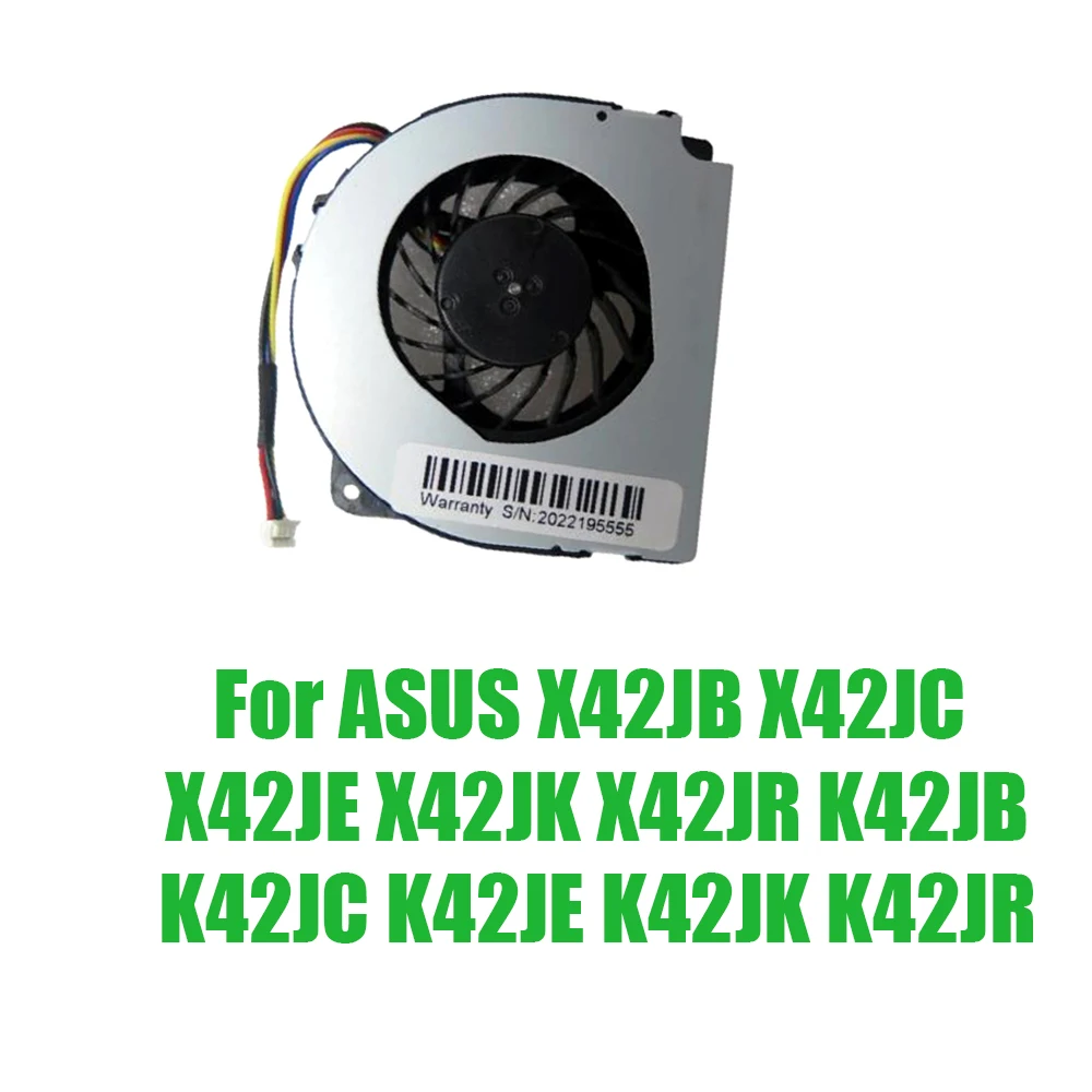 For ASUS X42JB X42JC X42JE X42JK X42JR K42JB K42JC K42JE K42JK K42JR DC5V 0.40A Replacement Laptop CPU Cooling Fan