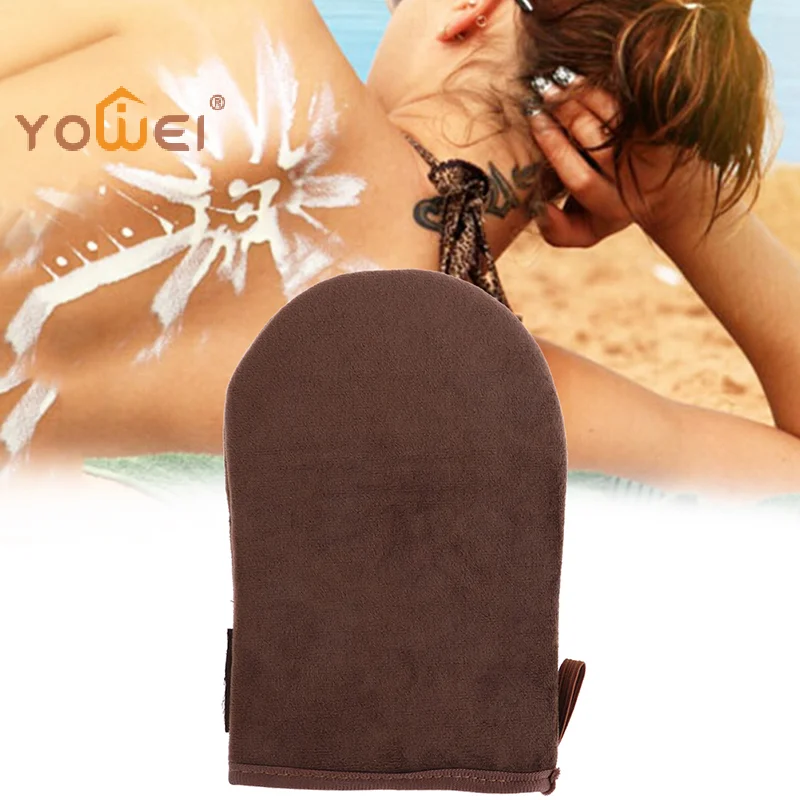 LatestBrown Reusable Applicator Tanning Gloves Cream Lotion Mousse Body Cleaning Glove