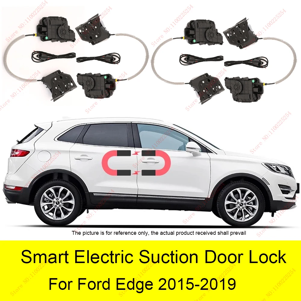 Smart Auto Car Electric Suction Door Lock for Ford Edge 2015-2019 Automatic Soft Close Super Silence Self-priming Door