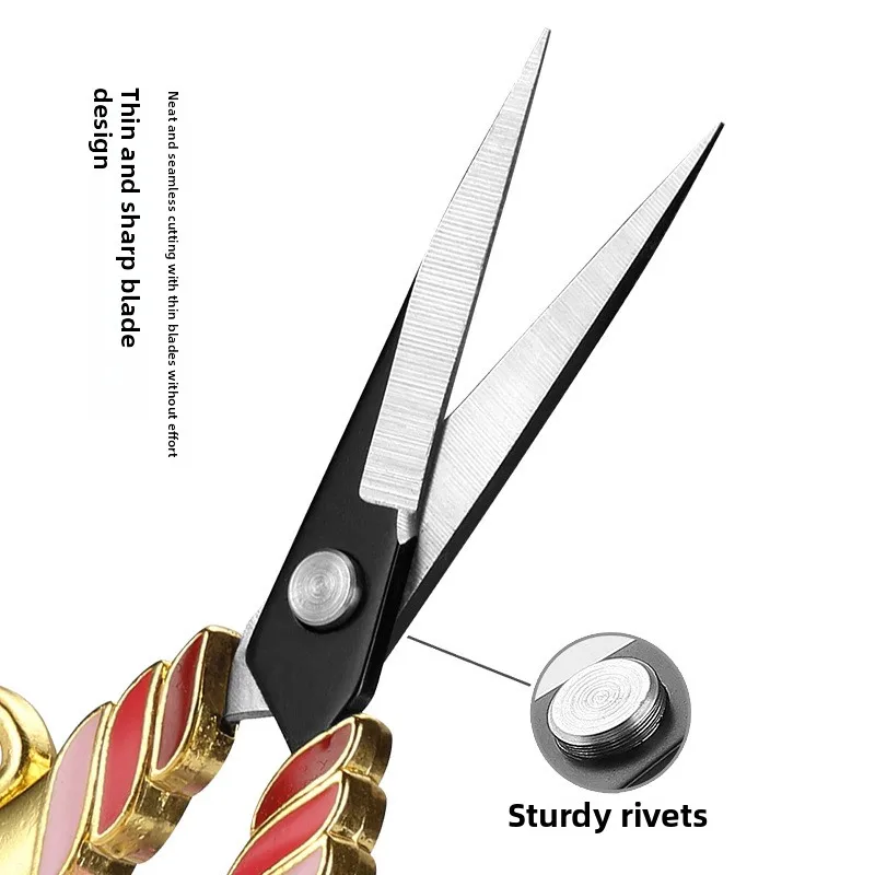 Stainless Steel Stork Embroidery Scissors Small Cross Stitch Thread Snips for Sewing Needlework Crafting DIY