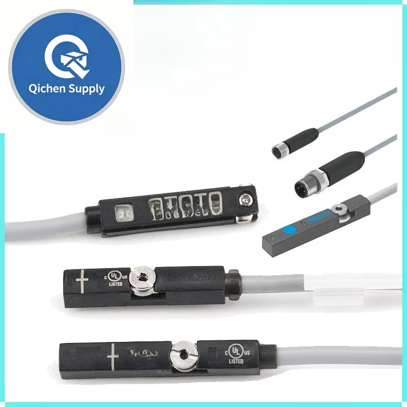 1PC New SMT-C1-PS-24V-K-0.3-M12 Proximity Sensor Switch 571341 Magnetic Cylinder Sensor 0.3m Cable M12 Connector Free Shipping