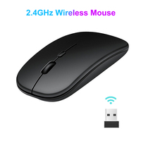 2.4GHz Wireless Mouse 1600DPI USB Receiver Wireless Mice Optical Gaming Mouse Ultra Thin Slim For Mac Computer PC Laptop Desktop