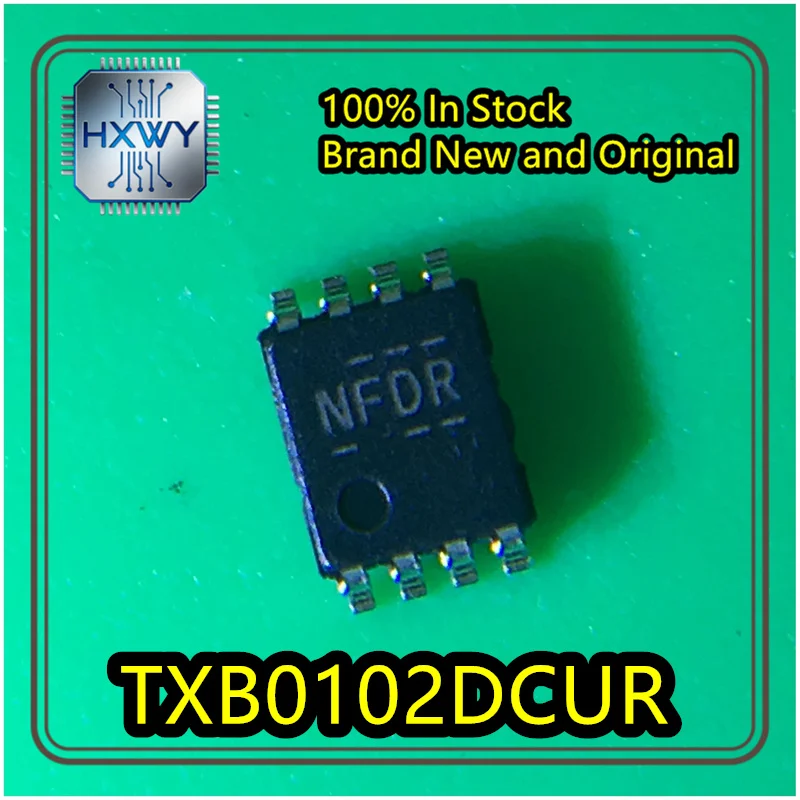 (10/50 Pieces) TXB0102DCUR TXB0102 NFDR VSSOP-8 2-bit Bidirectional Voltage Level Converter Chip, Brand New Original Stock,