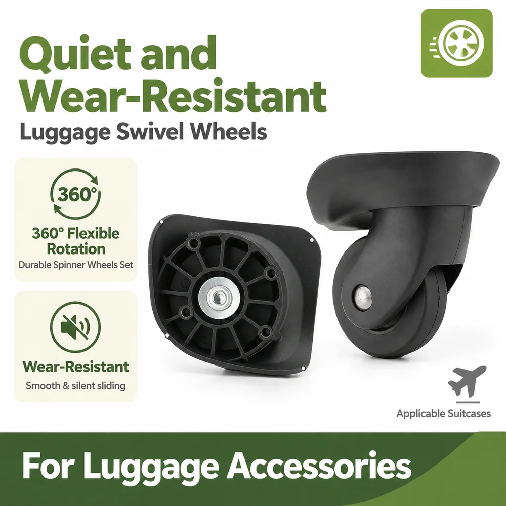 For Hongsheng Trolley Case Universal Wheel Roller Wheel Parts A-61 Lock Suitcase Full Detachable Set Replacement Wheel