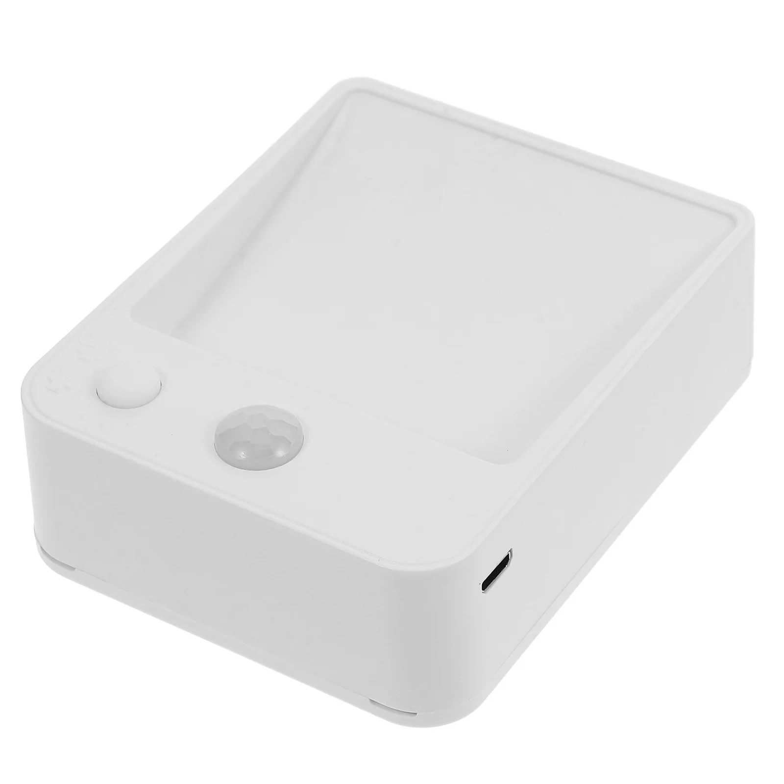 

Square Motion Sensor Night Light Cordless Powered LED Wall Lamp White Light for Entrance Hallway Basement Garage Closet