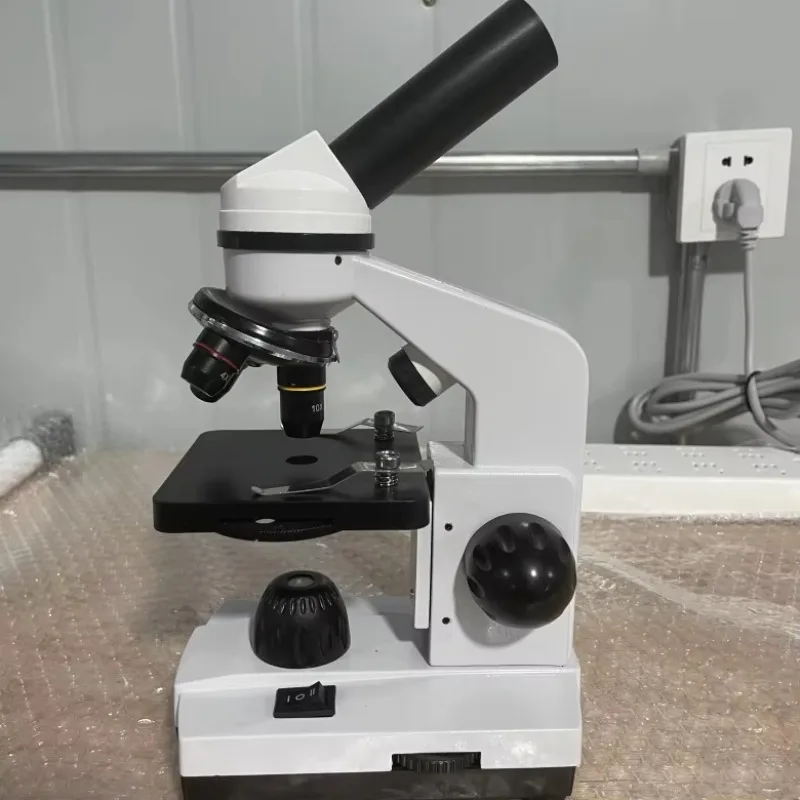 BTS Digital Monocular Biological Microscope 9inch/7inch LED Screen Cells Embryo Sperm Veterinary Instrument Student Laboratory