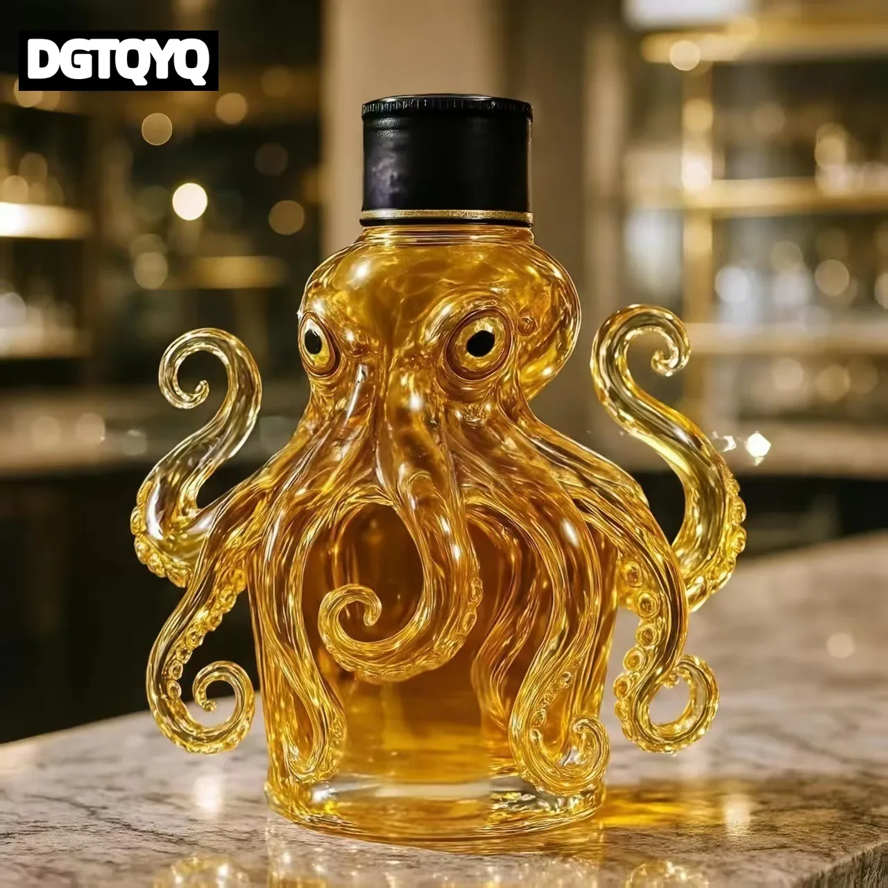 Funny Animal-shaped Bottle Octopus King Shaped Whiskey Bottle Bar Personality Decoration Bar Accessories Whiskey Separator