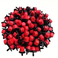 50/100pcs Adjustable Irrigation Drippers Sprinklers 1/4''  Emitter Dripper Micro Drip Irrigation Sprinklers for Watering System