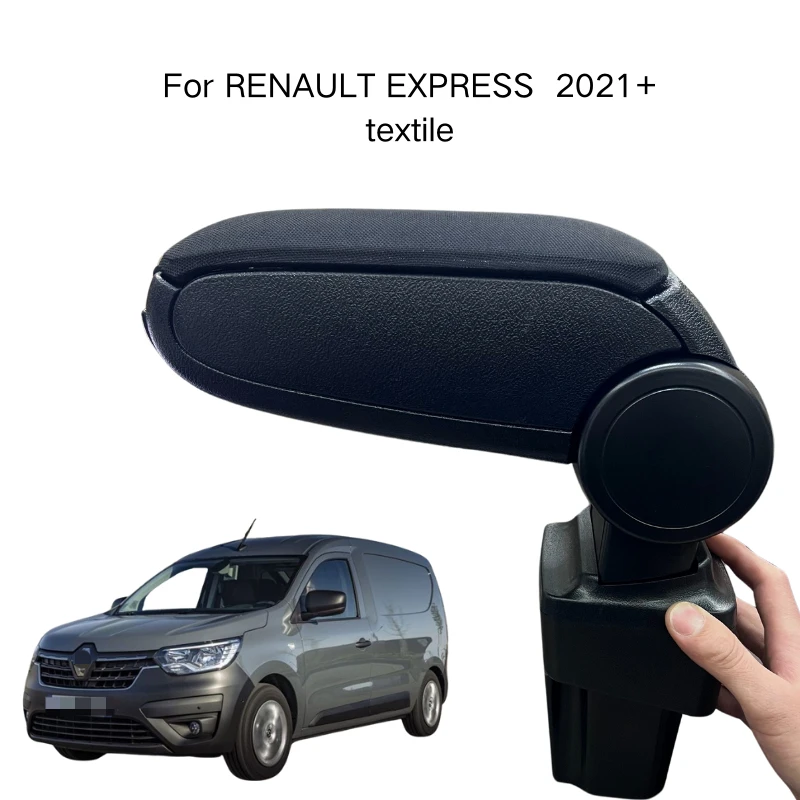 

Armrest For RENAULT EXPRESS 2021+ Leather Custom Fit Center Console Storage Box Vehicle Accessories